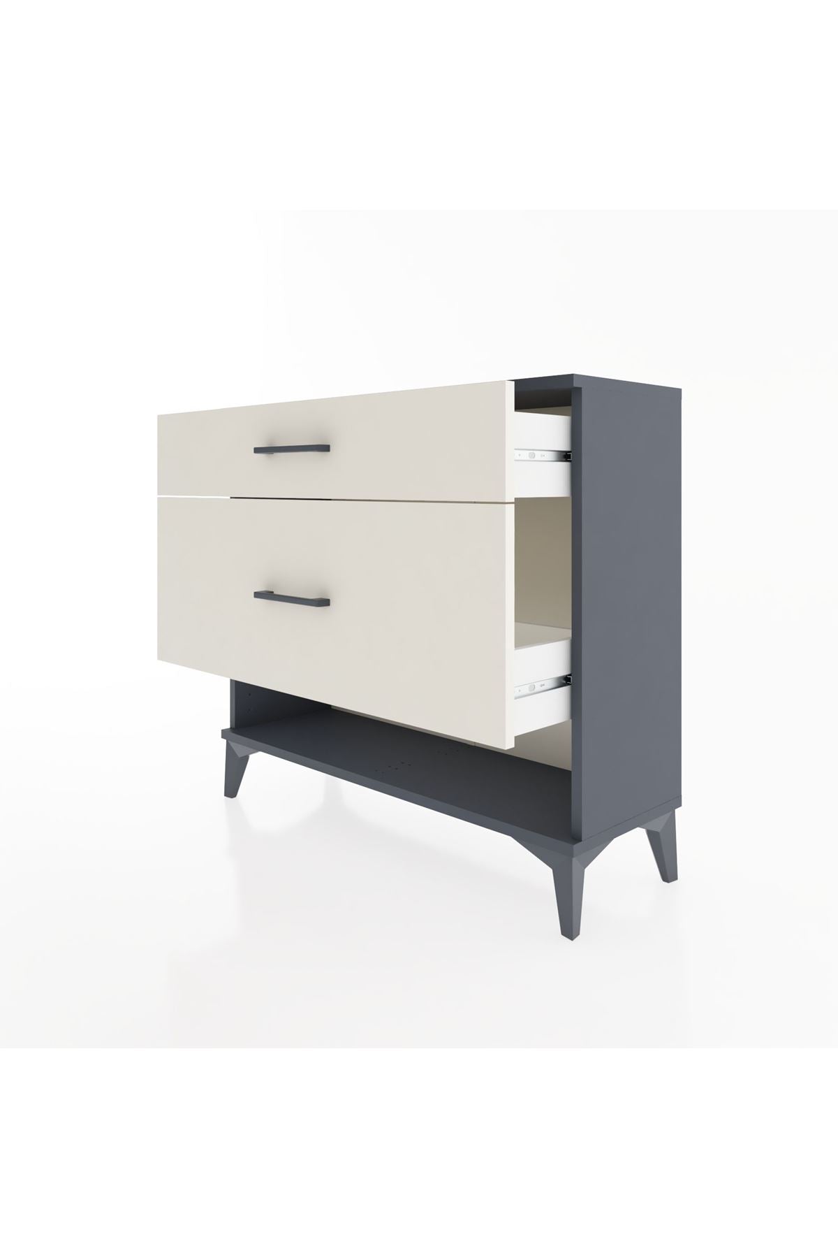 Arges Şifonyer 2 Çekmeceli 88x30x80 - S03M016V4A