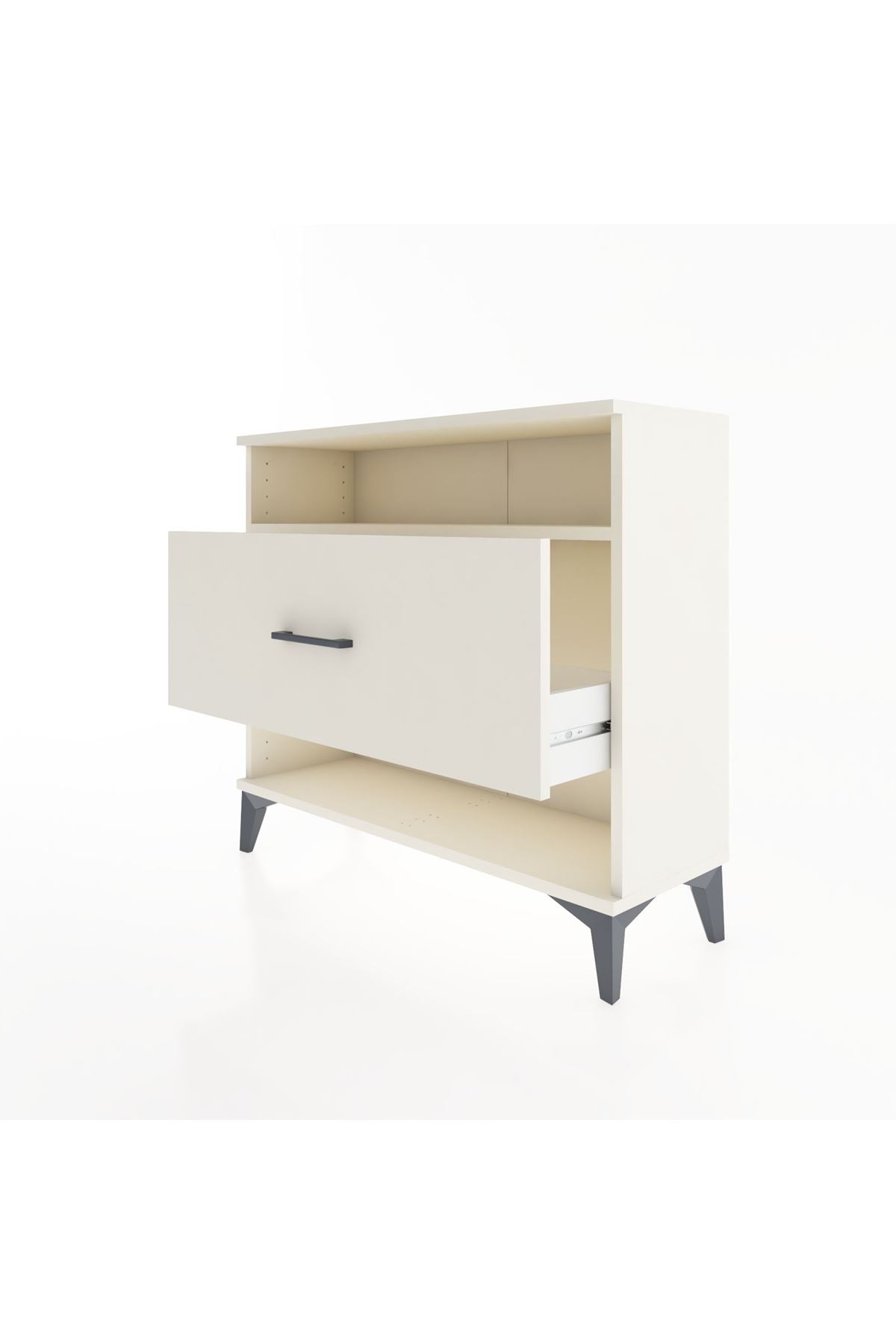 Arges Şifonyer Tek Raflı Tek Çekmeceli 88x30x80 - S03M017V1A