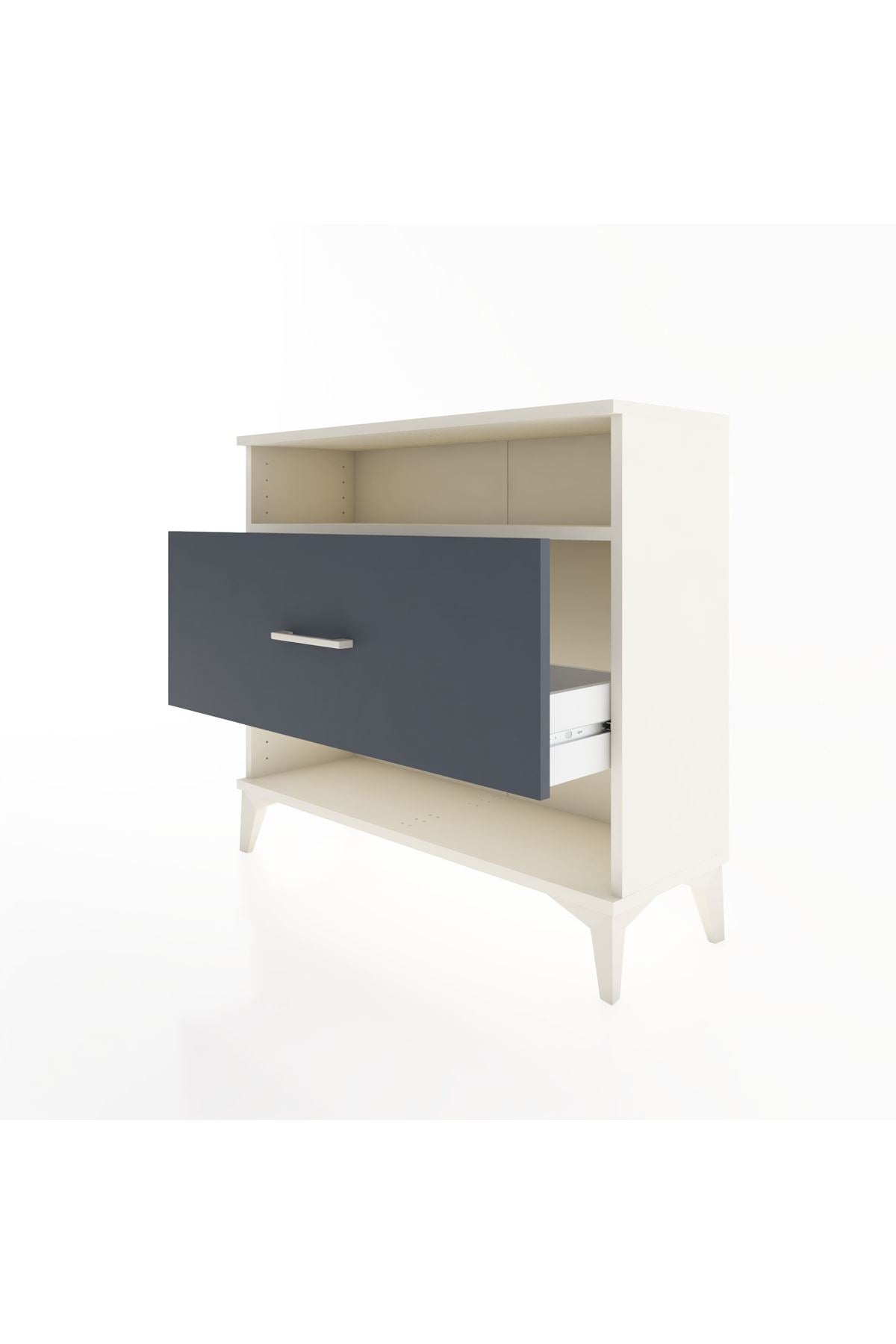 Arges Şifonyer Tek Raflı Tek Çekmeceli 88x30x80 - S03M017V2A