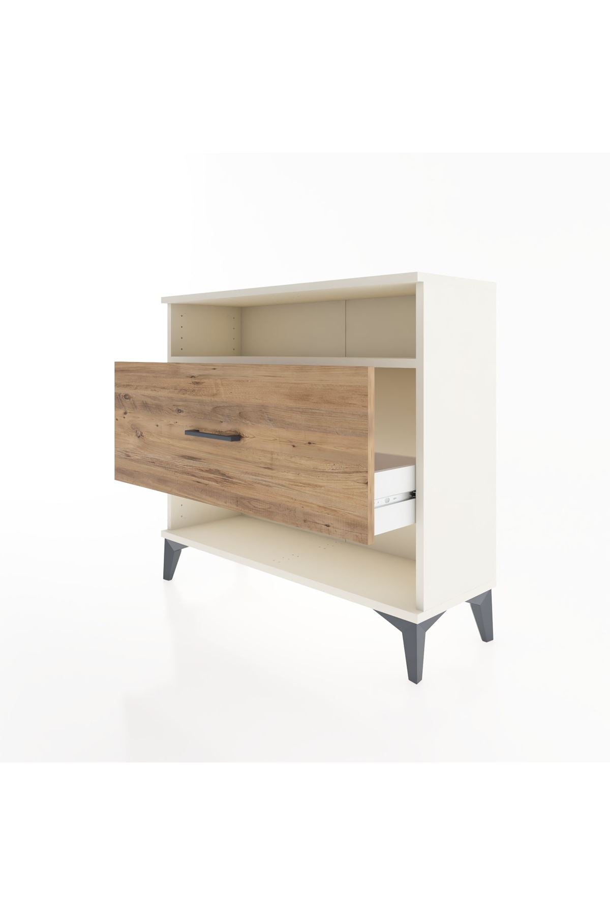 Arges Şifonyer Tek Raflı Tek Çekmeceli 88x30x80 - S03M017V3A