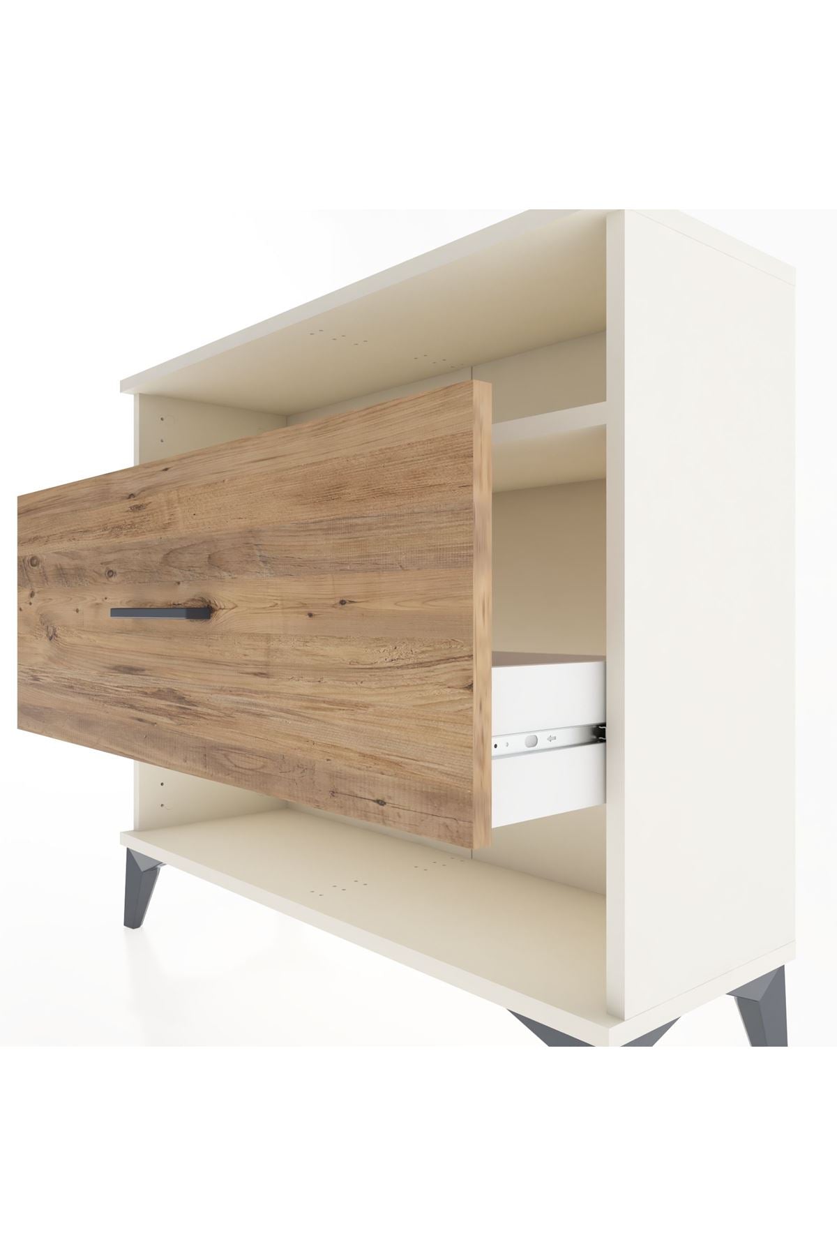 Arges Şifonyer Tek Raflı Tek Çekmeceli 88x30x80 - S03M017V3A