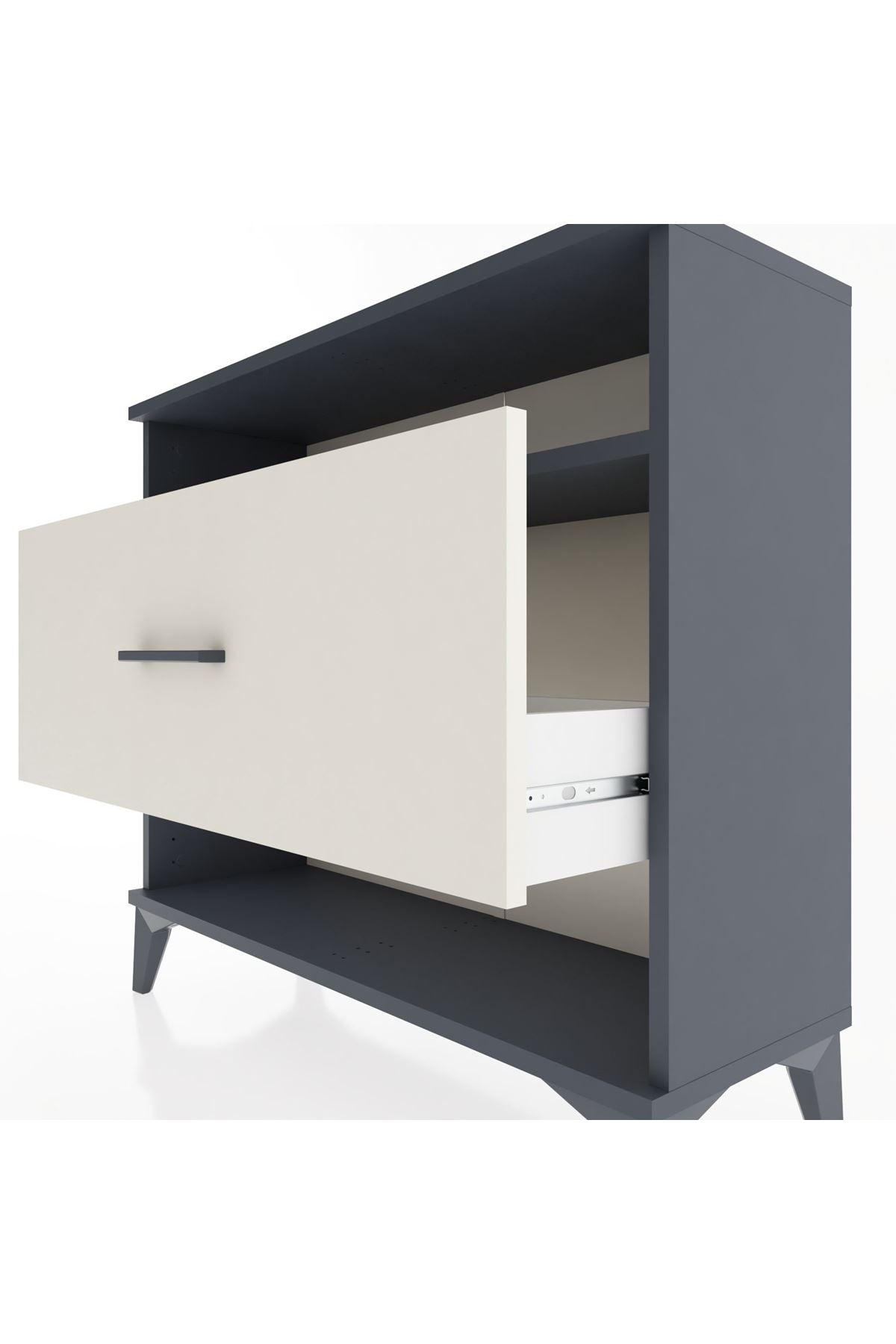 Arges Şifonyer Tek Raflı Tek Çekmeceli 88x30x80 - S03M017V4A
