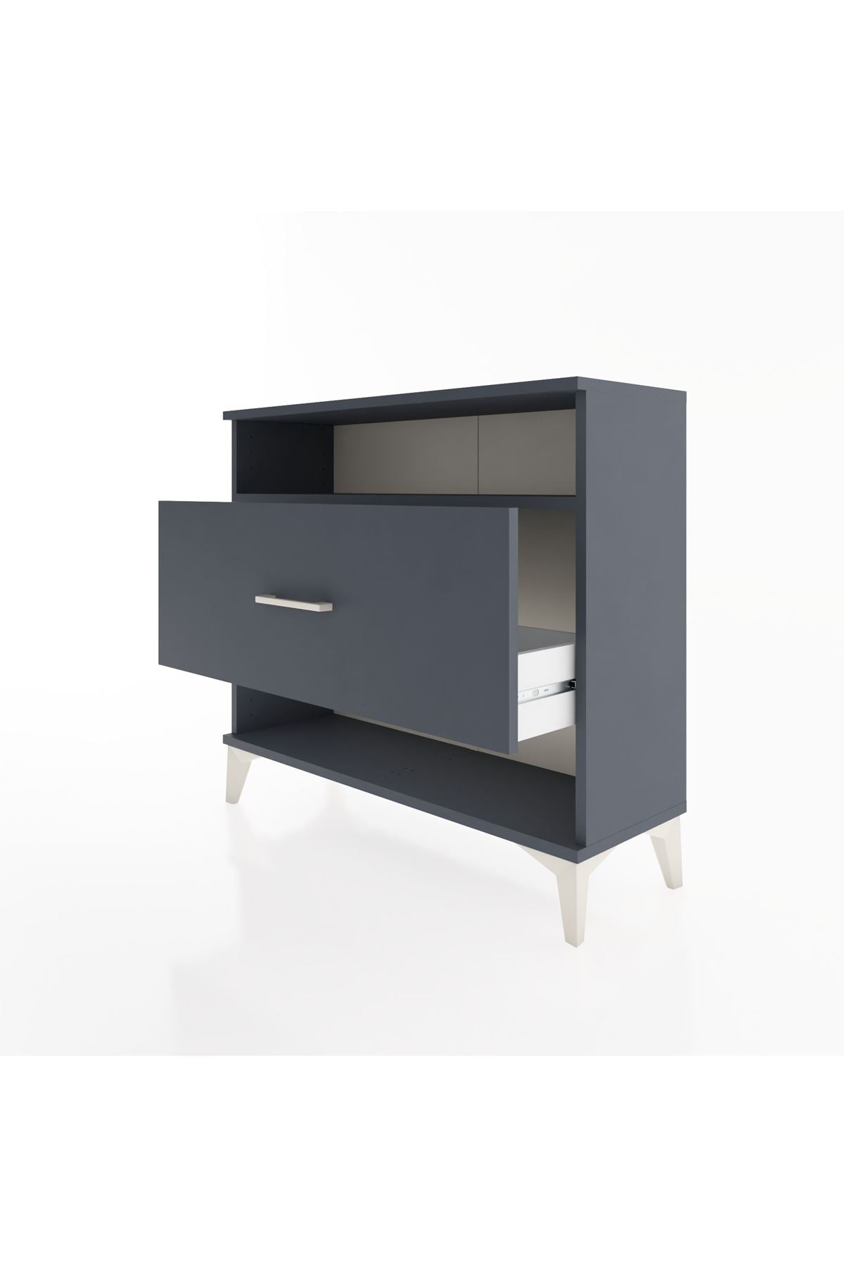 Arges Şifonyer Tek Raflı Tek Çekmeceli 88x30x80 - S03M017V5A