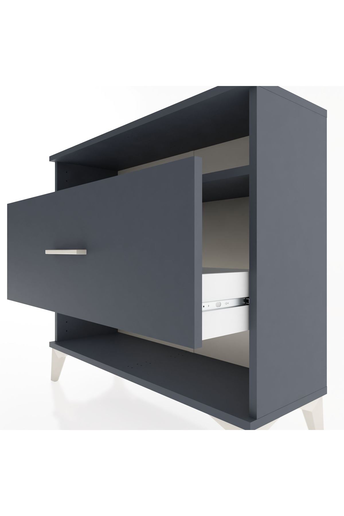 Arges Şifonyer Tek Raflı Tek Çekmeceli 88x30x80 - S03M017V5A