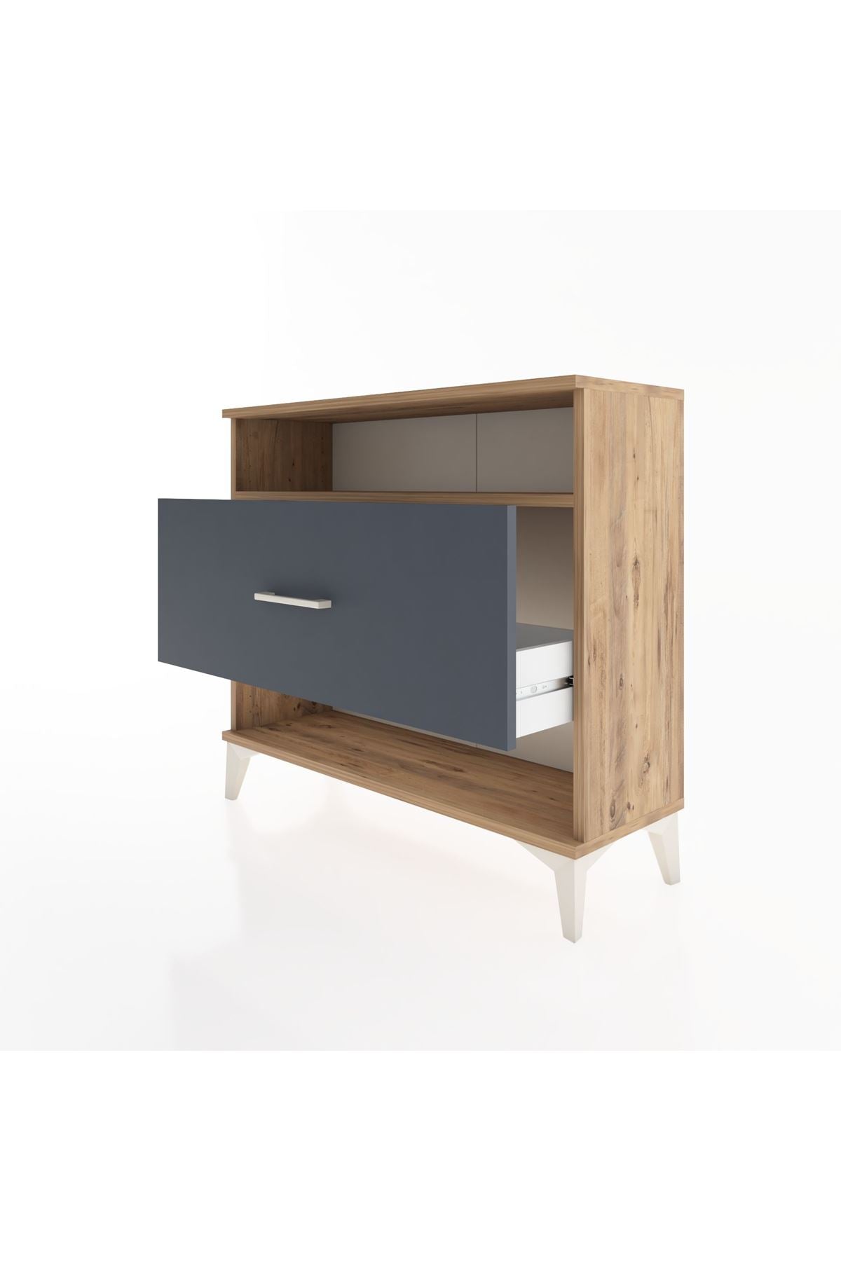 Arges Şifonyer Tek Raflı Tek Çekmeceli 88x30x80 - S03M017V8A