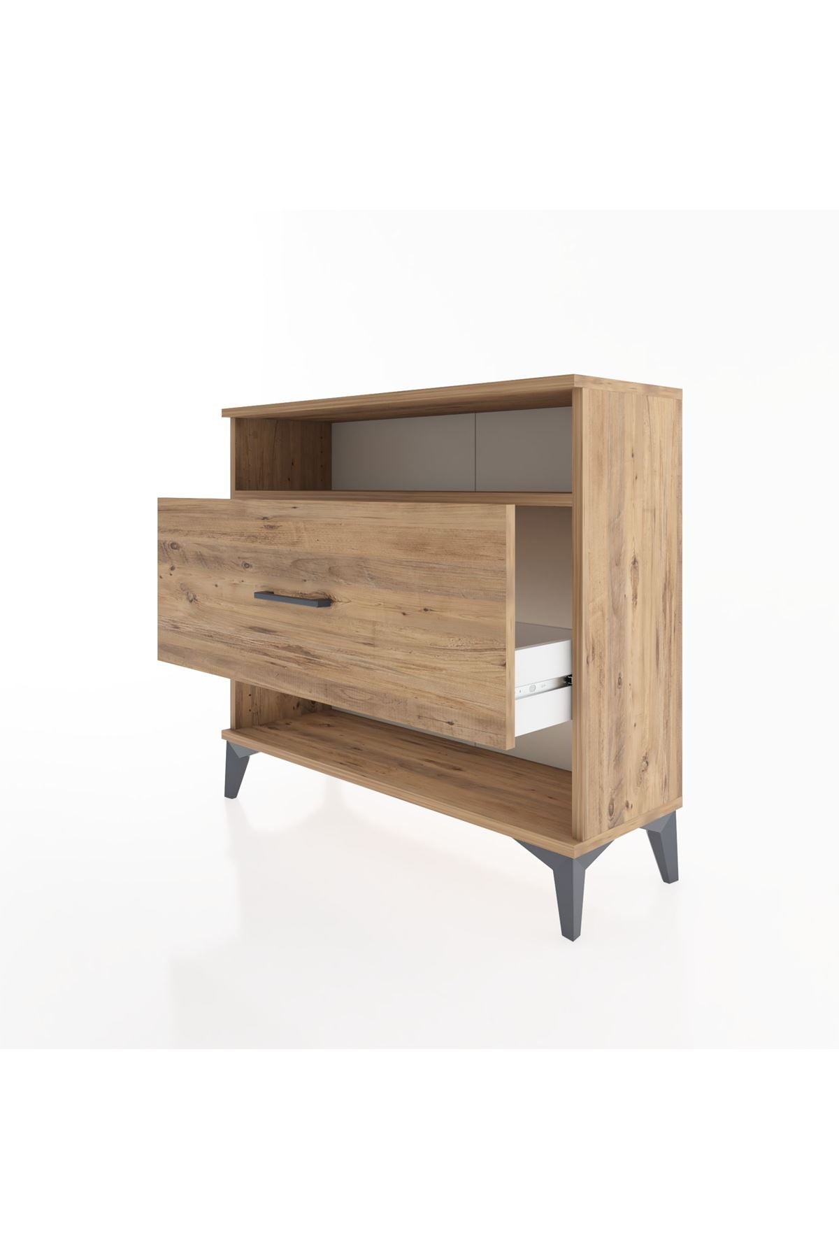 Arges Şifonyer Tek Raflı Tek Çekmeceli 88x30x80 - S03M017V9A