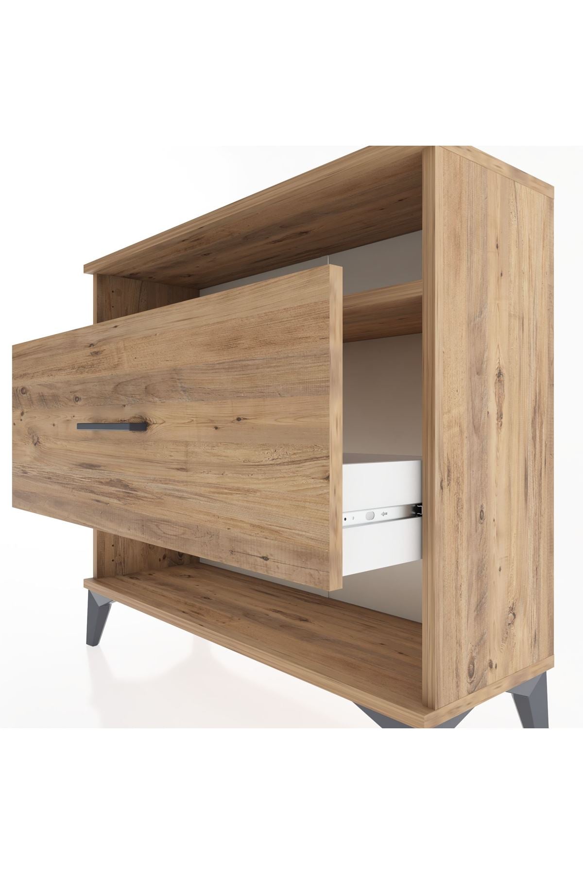 Arges Şifonyer Tek Raflı Tek Çekmeceli 88x30x80 - S03M017V9A