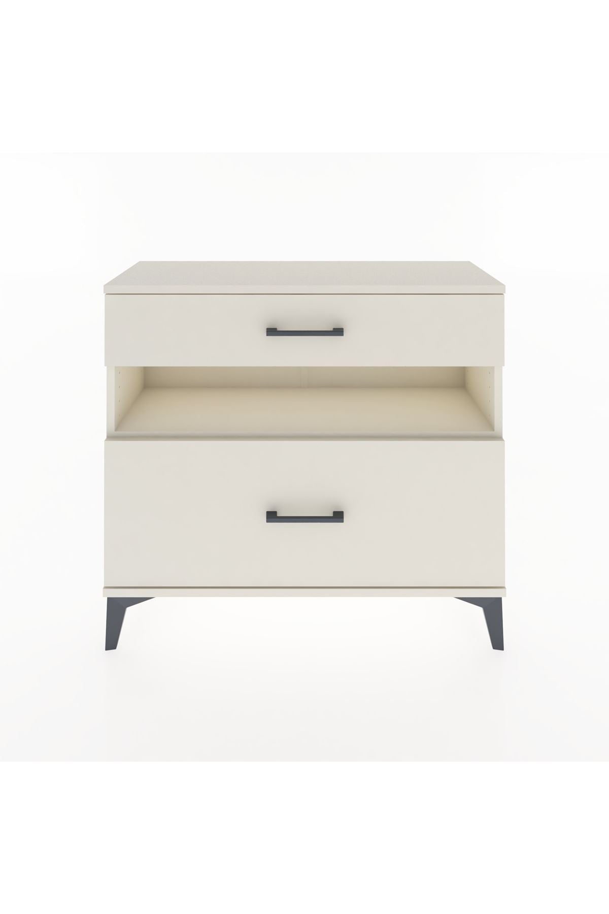 Arges Şifonyer Tek Raflı 2 Çekmeceli 88x30x80 - S03M018V1A