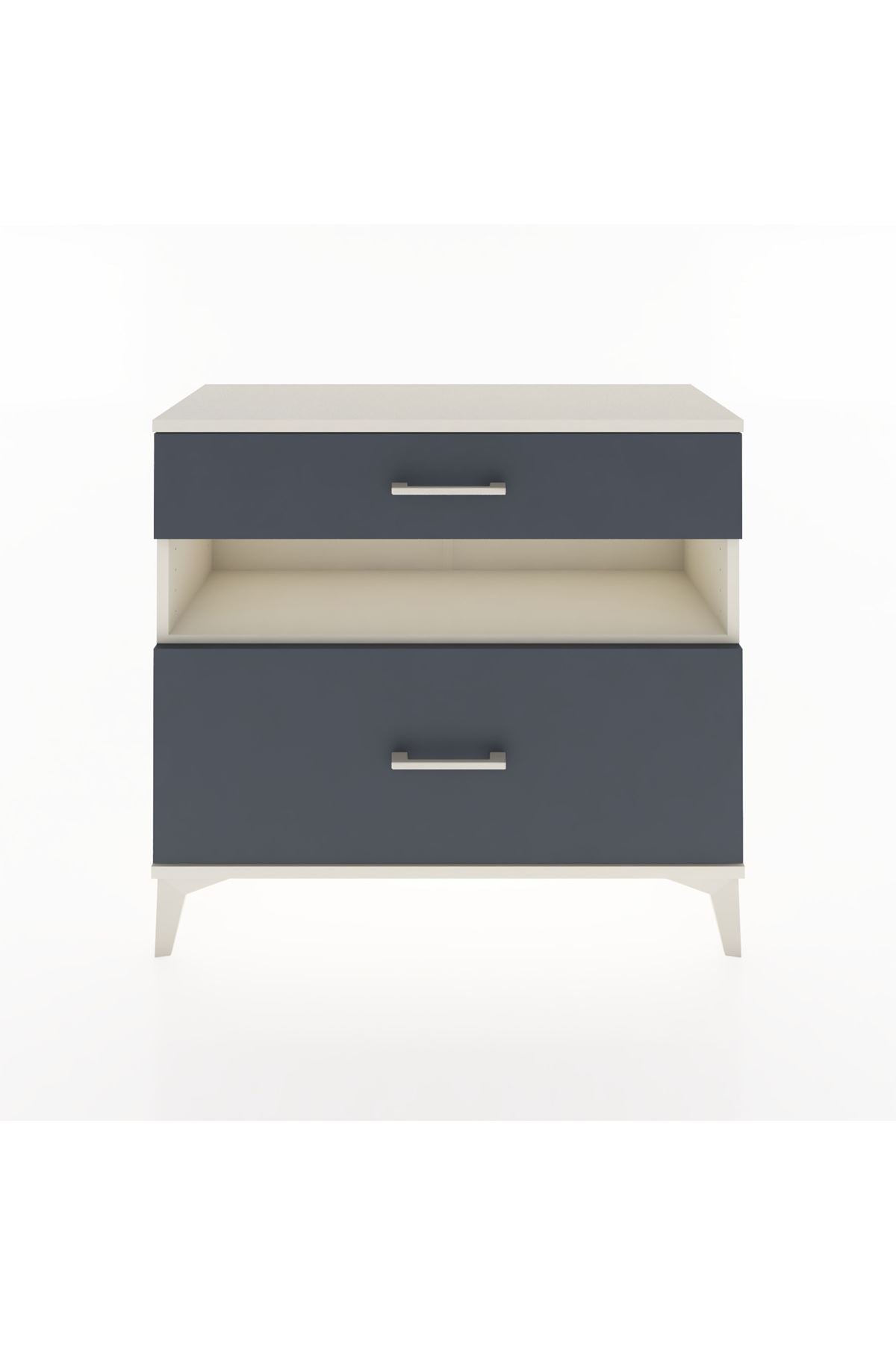 Arges Şifonyer Tek Raflı 2 Çekmeceli 88x30x80 - S03M018V2A