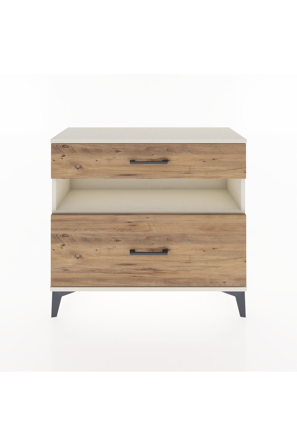 Arges Şifonyer Tek Raflı 2 Çekmeceli 88x30x80 - S03M018V3A