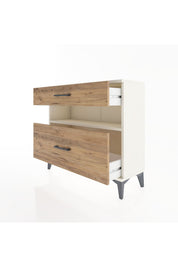 Arges Şifonyer Tek Raflı 2 Çekmeceli 88x30x80 - S03M018V3A