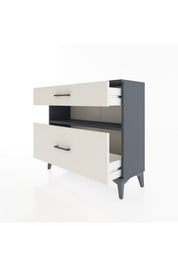 Arges Şifonyer Tek Raflı 2 Çekmeceli 88x30x80 - S03M018V4A