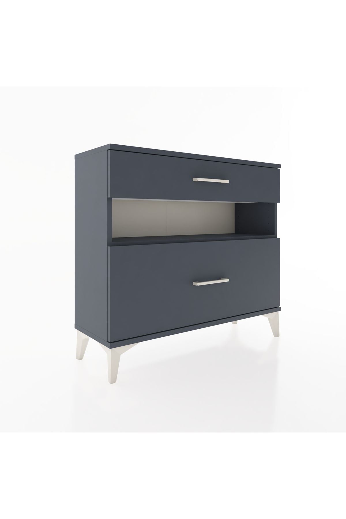 Arges Şifonyer Tek Raflı 2 Çekmeceli 88x30x80 - S03M018V5A