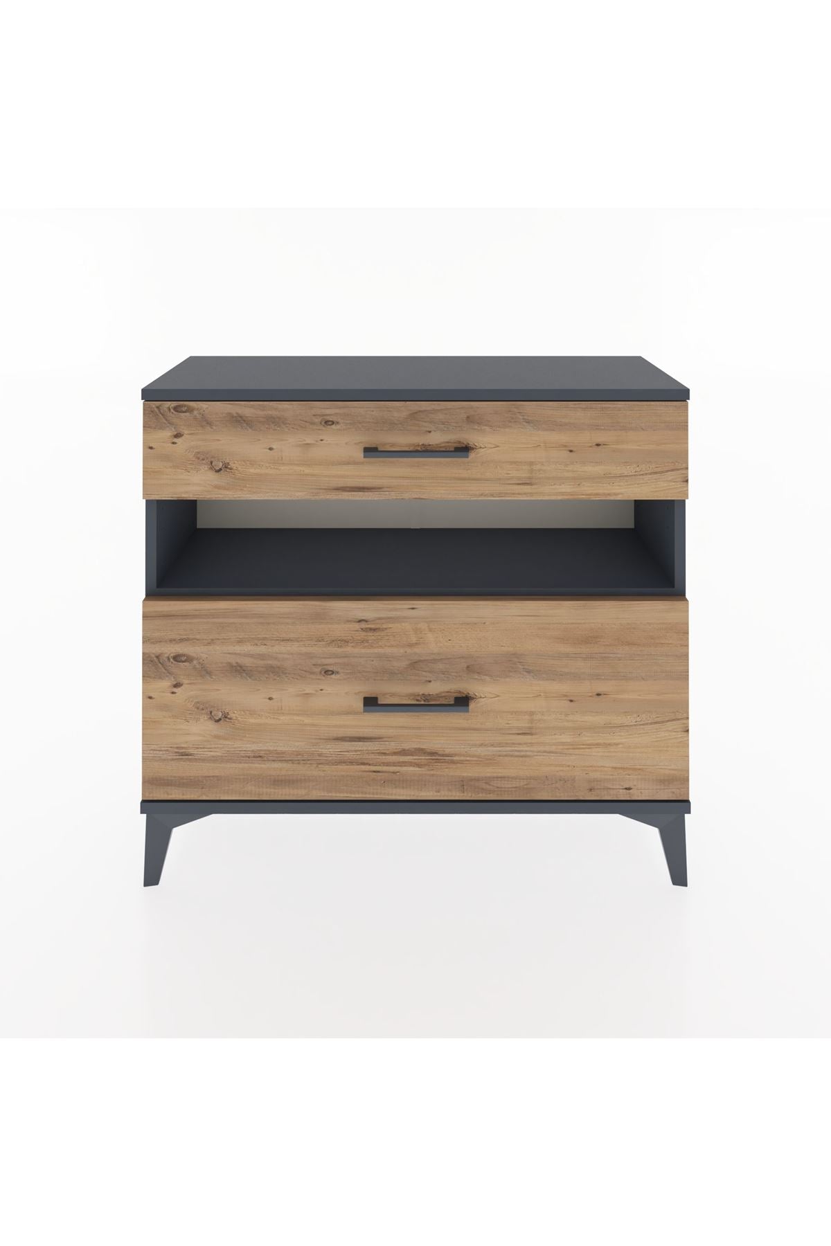 Arges Şifonyer Tek Raflı 2 Çekmeceli 88x30x80 - S03M018V6A