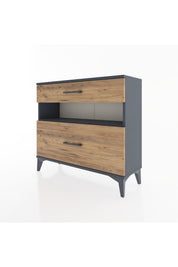 Arges Şifonyer Tek Raflı 2 Çekmeceli 88x30x80 - S03M018V6A