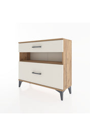 Arges Şifonyer Tek Raflı 2 Çekmeceli 88x30x80 - S03M018V7A