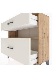 Arges Şifonyer Tek Raflı 2 Çekmeceli 88x30x80 - S03M018V7A
