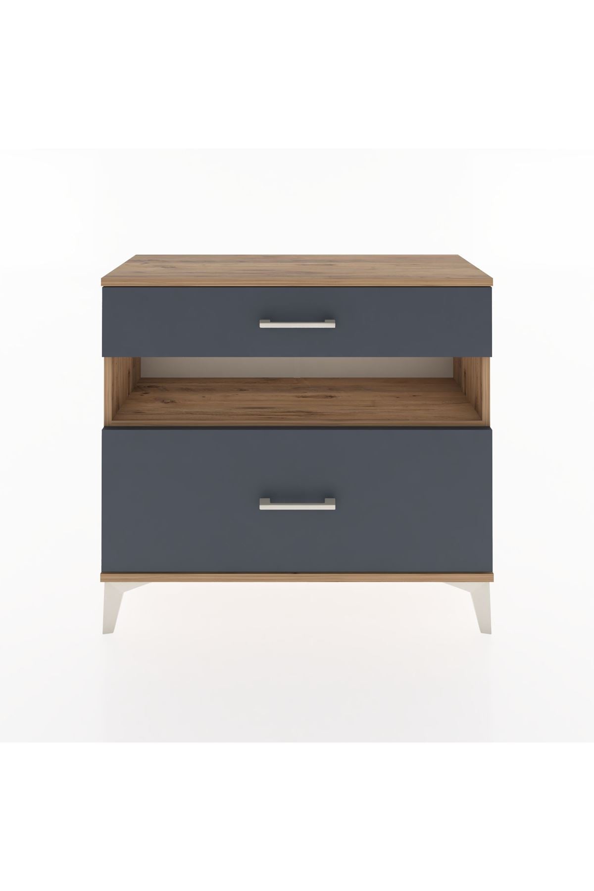 Arges Şifonyer Tek Raflı 2 Çekmeceli 88x30x80 - S03M018V8A