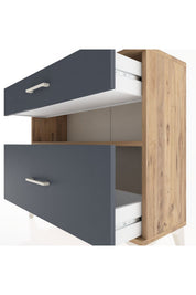 Arges Şifonyer Tek Raflı 2 Çekmeceli 88x30x80 - S03M018V8A