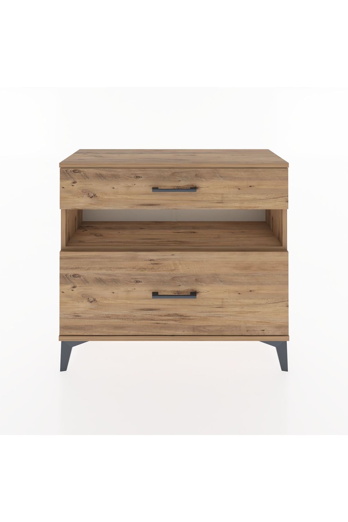 Arges Şifonyer Tek Raflı 2 Çekmeceli 88x30x80 - S03M018V9A