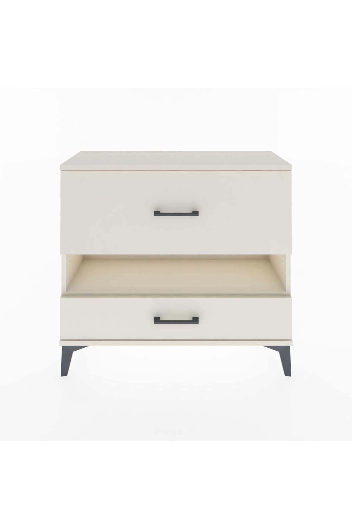 Arges Şifonyer Tek Raflı 2 Çekmeceli 88x30x80 - S03M019V1A