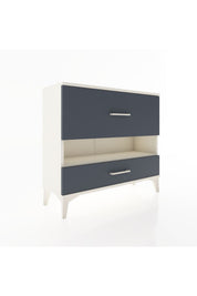 Arges Şifonyer Tek Raflı 2 Çekmeceli 88x30x80 - S03M019V2A
