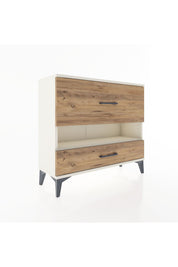 Arges Şifonyer Tek Raflı 2 Çekmeceli 88x30x80 - S03M019V3A