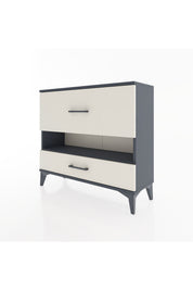 Arges Şifonyer Tek Raflı 2 Çekmeceli 88x30x80 - S03M019V4A