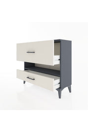 Arges Şifonyer Tek Raflı 2 Çekmeceli 88x30x80 - S03M019V4A