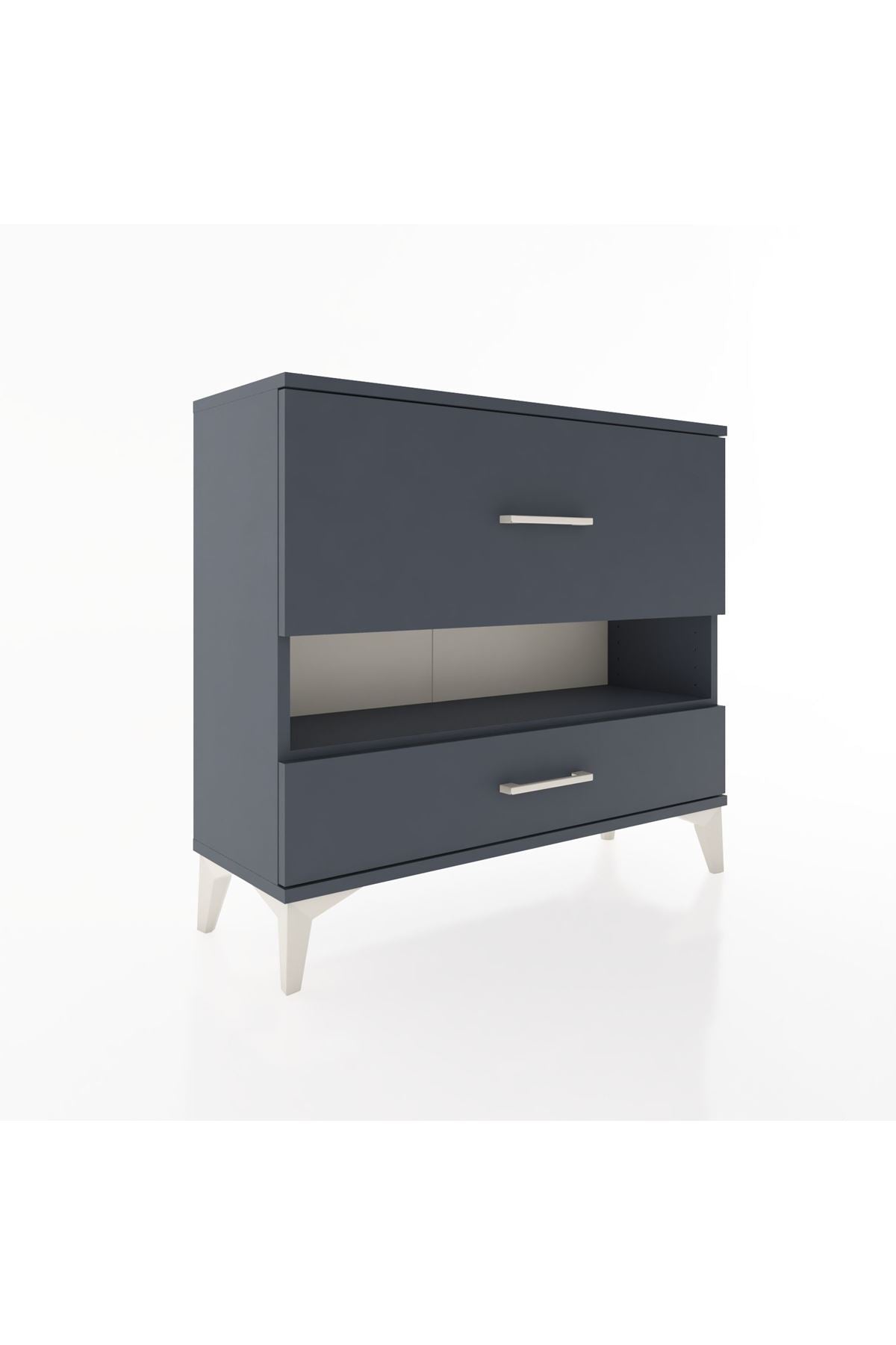 Arges Şifonyer Tek Raflı 2 Çekmeceli 88x30x80 - S03M019V5A