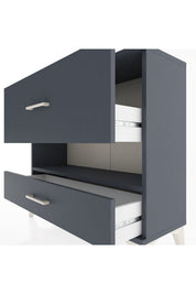 Arges Şifonyer Tek Raflı 2 Çekmeceli 88x30x80 - S03M019V5A
