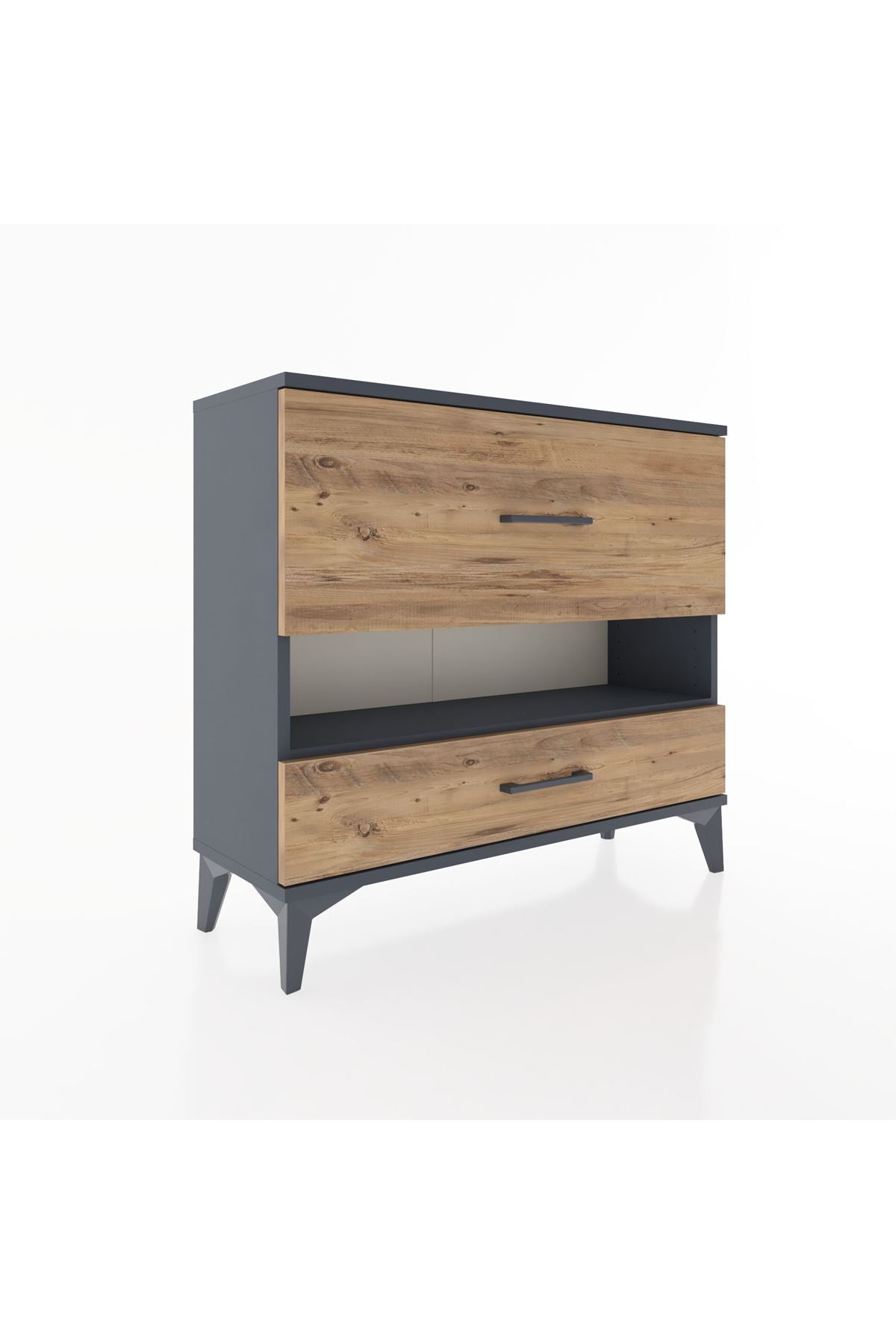 Arges Şifonyer Tek Raflı 2 Çekmeceli 88x30x80 - S03M019V6A