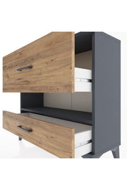 Arges Şifonyer Tek Raflı 2 Çekmeceli 88x30x80 - S03M019V6A