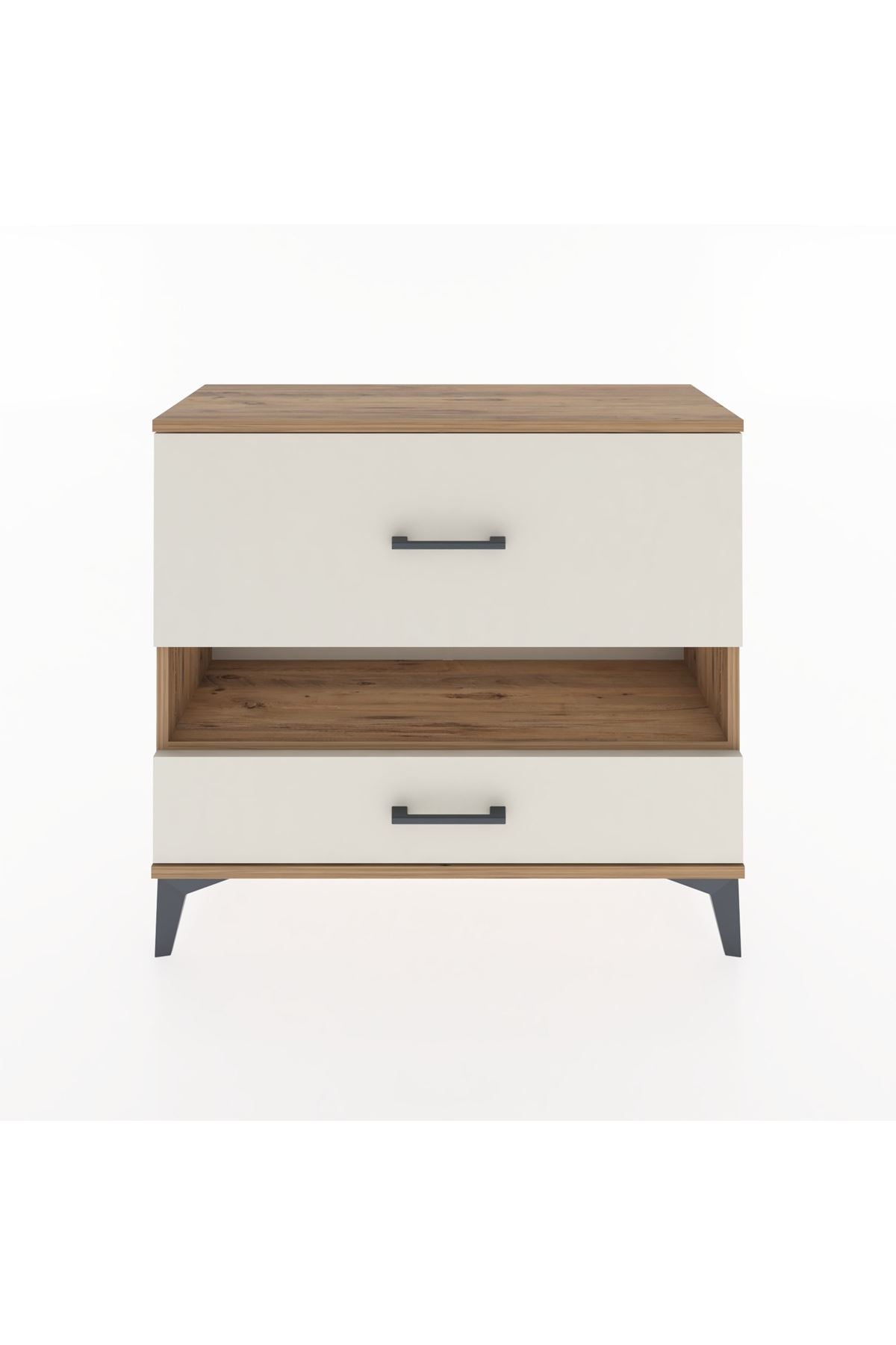 Arges Şifonyer Tek Raflı 2 Çekmeceli 88x30x80 - S03M019V7A
