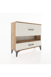 Arges Şifonyer Tek Raflı 2 Çekmeceli 88x30x80 - S03M019V7A