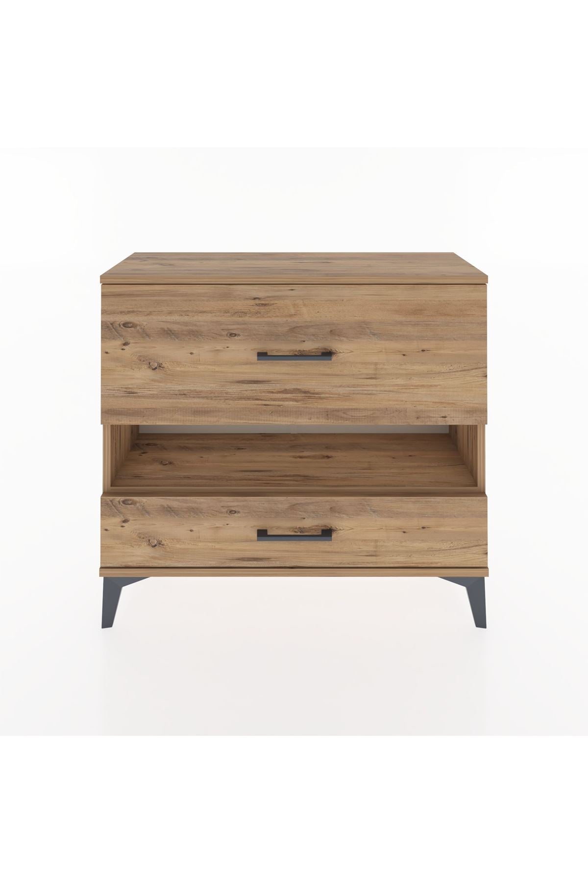 Arges Şifonyer Tek Raflı 2 Çekmeceli 88x30x80 - S03M019V9A