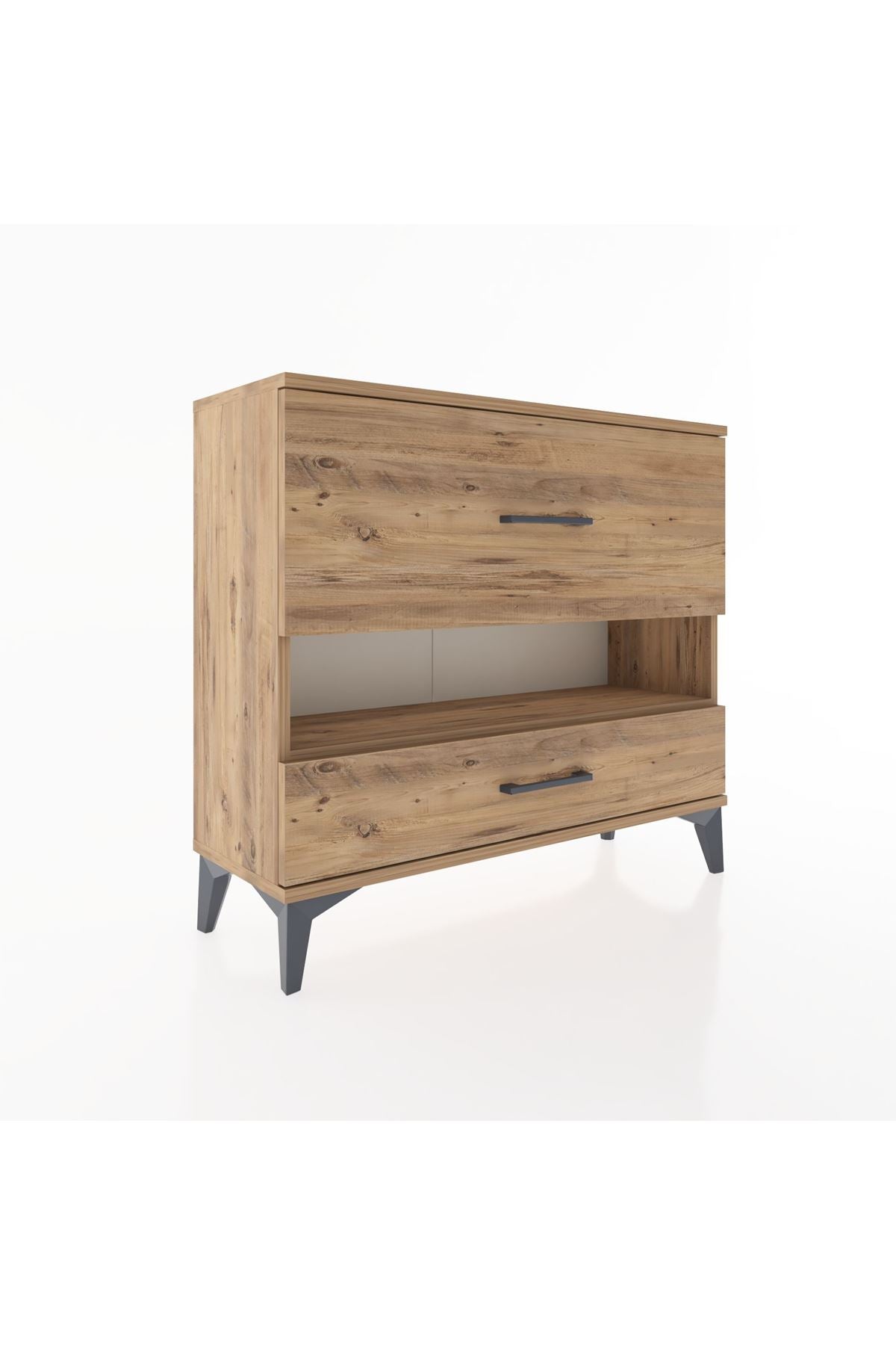 Arges Şifonyer Tek Raflı 2 Çekmeceli 88x30x80 - S03M019V9A