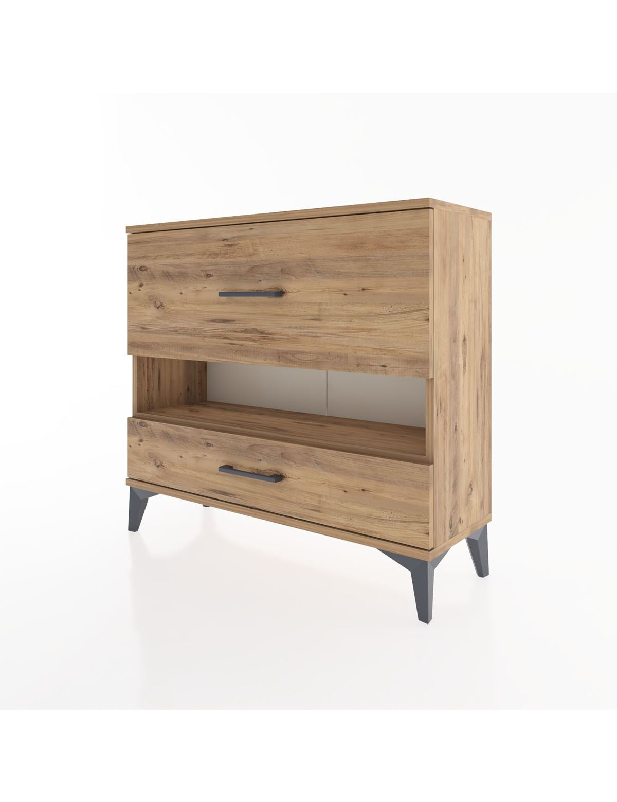 Arges Şifonyer Tek Raflı 2 Çekmeceli 88x30x80 - S03M019V9A
