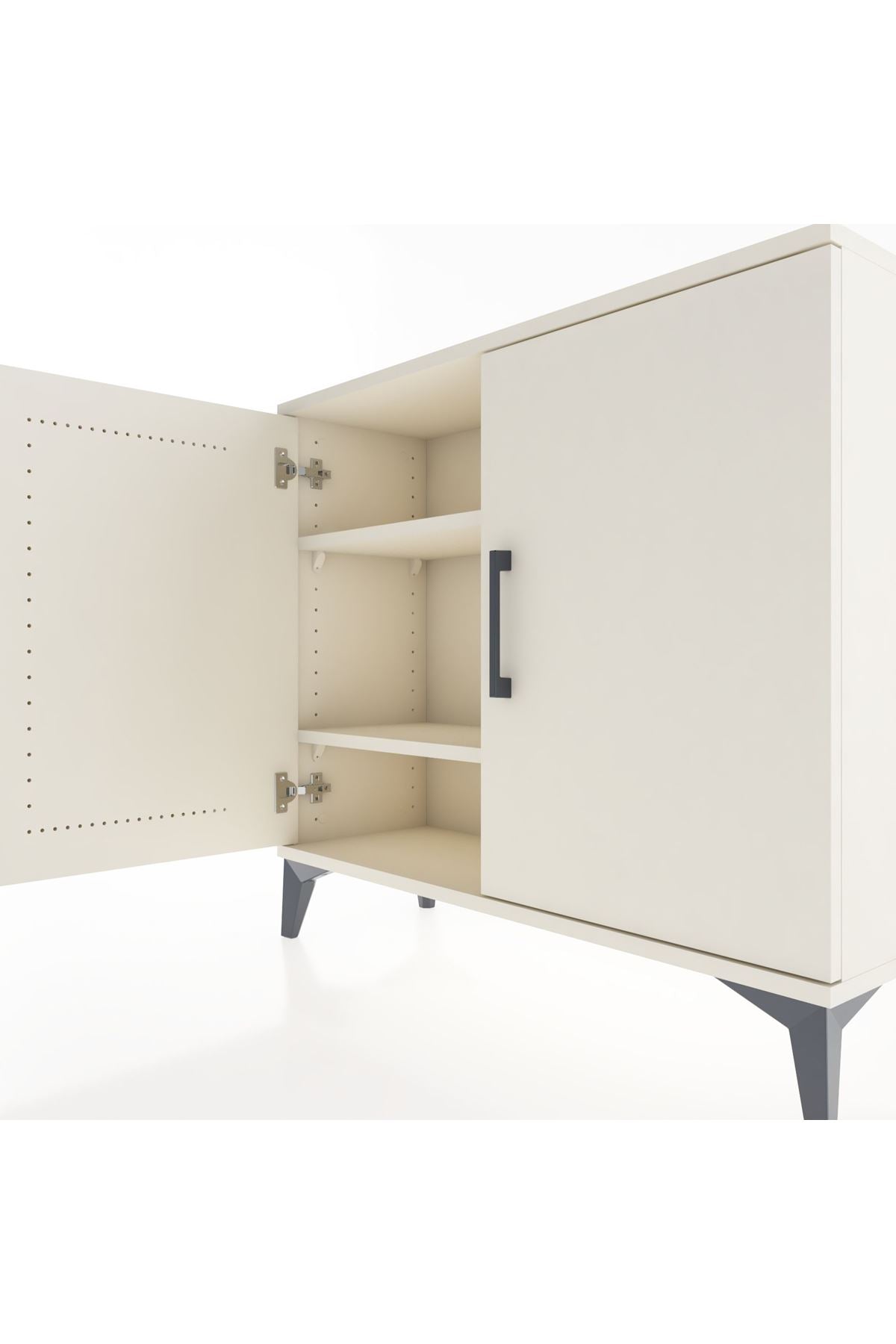 Arges Şifonyer 2 Raflı 2 Kapaklı 88x30x80 - S03M020V1A
