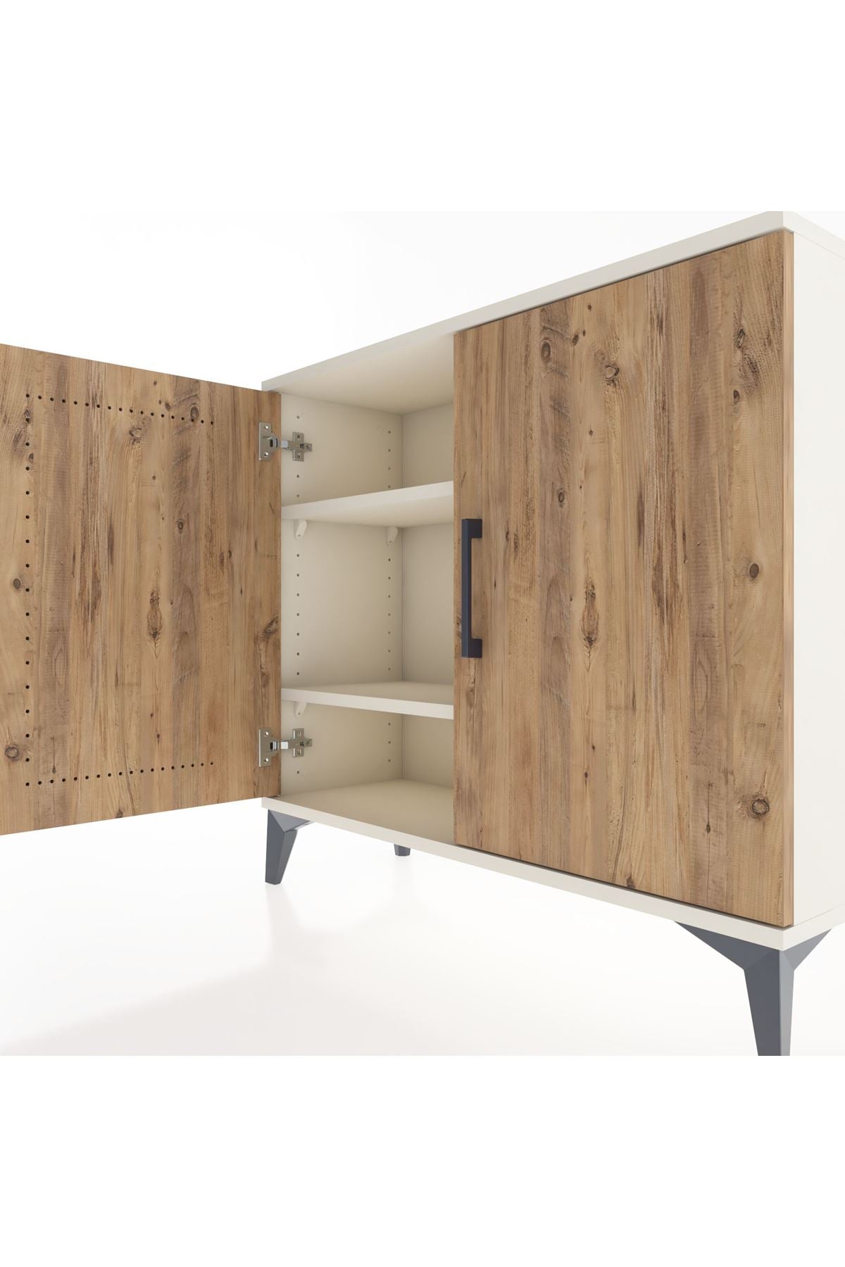 Arges Şifonyer 2 Raflı 2 Kapaklı 88x30x80 - S03M020V3A
