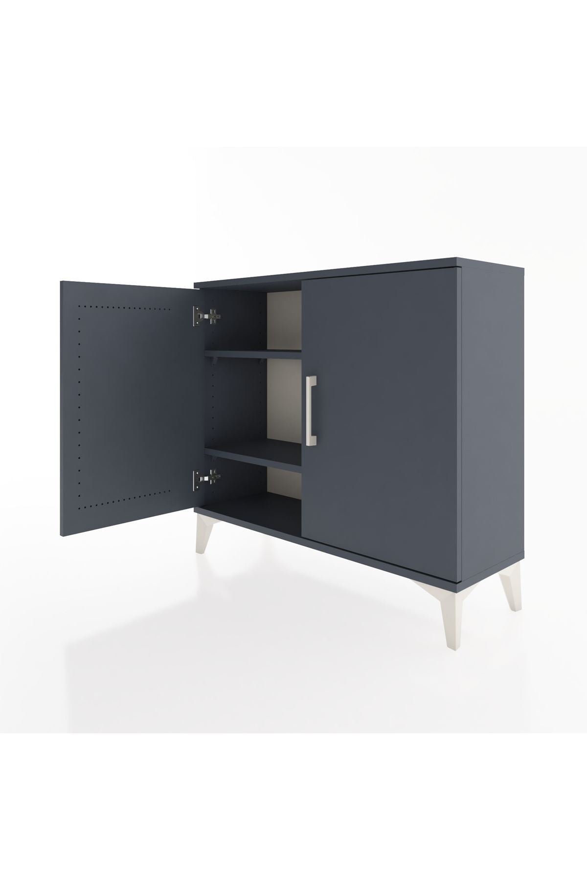 Arges Şifonyer 2 Raflı 2 Kapaklı 88x30x80 - S03M020V5A