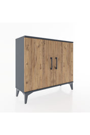Arges Şifonyer 2 Raflı 2 Kapaklı 88x30x80 - S03M020V6A