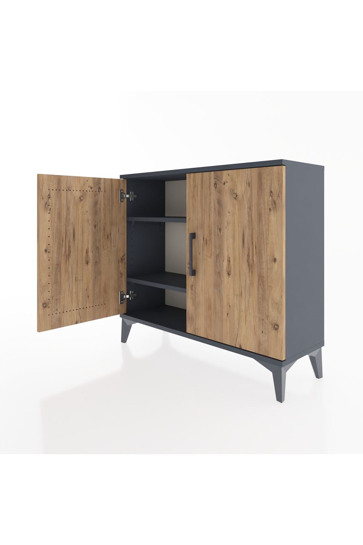Arges Şifonyer 2 Raflı 2 Kapaklı 88x30x80 - S03M020V6A