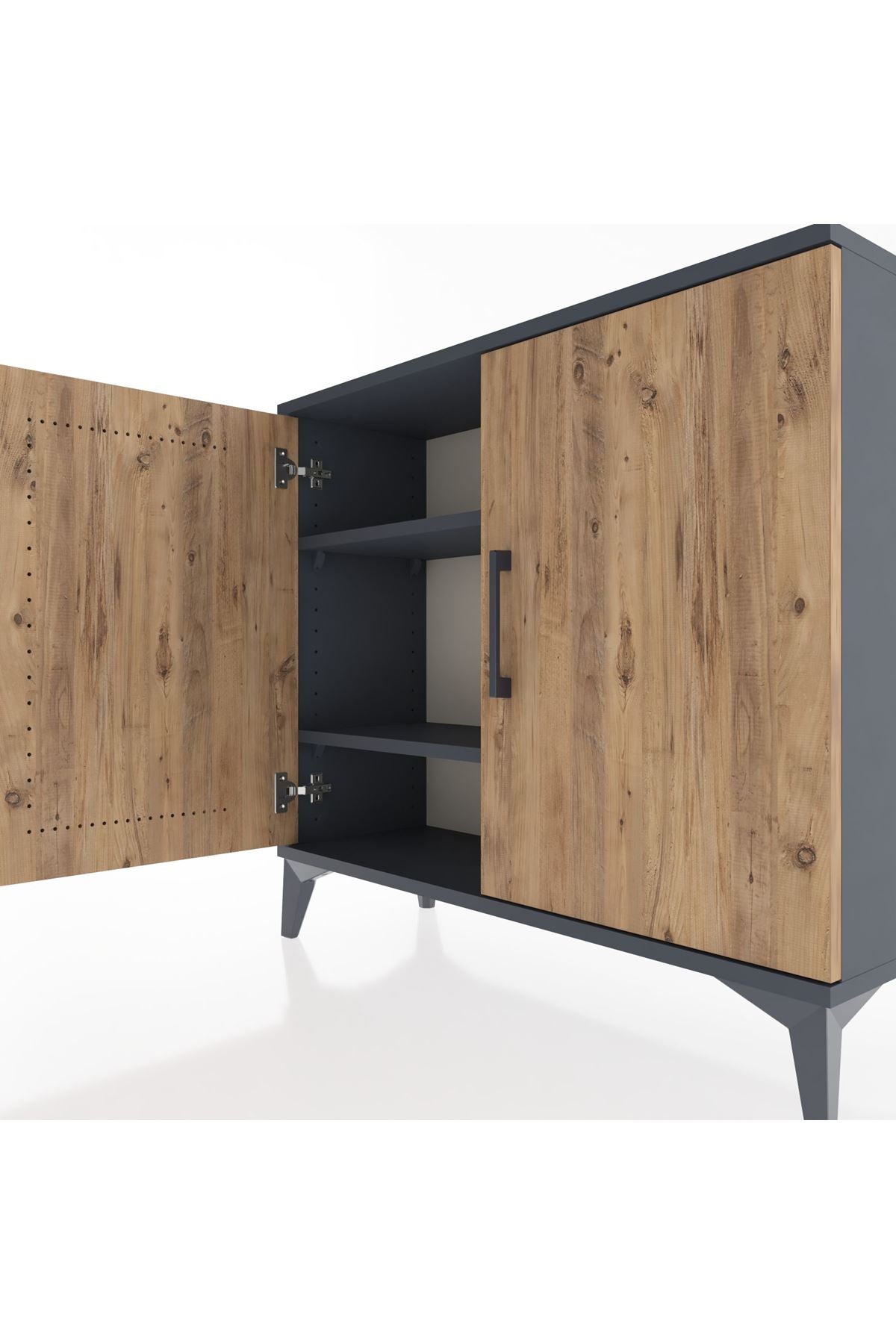 Arges Şifonyer 2 Raflı 2 Kapaklı 88x30x80 - S03M020V6A
