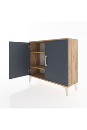 Arges Şifonyer 2 Raflı 2 Kapaklı 88x30x80 - S03M020V8A