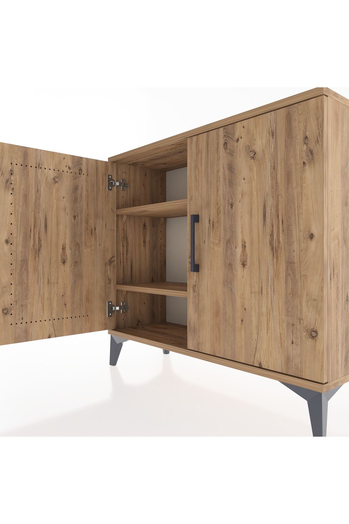 Arges Şifonyer 2 Raflı 2 Kapaklı 88x30x80 - S03M020V9A