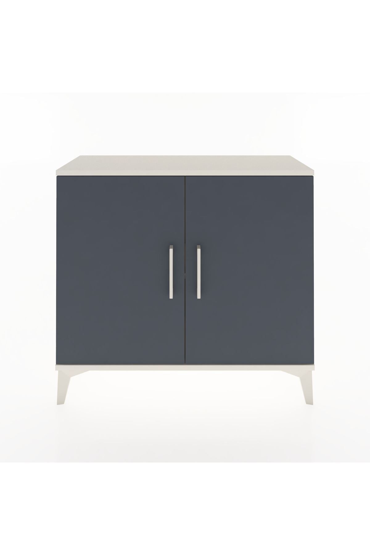 Arges Şifonyer Tek Raflı 2 Kapaklı 88x30x80 - S03M021V2A