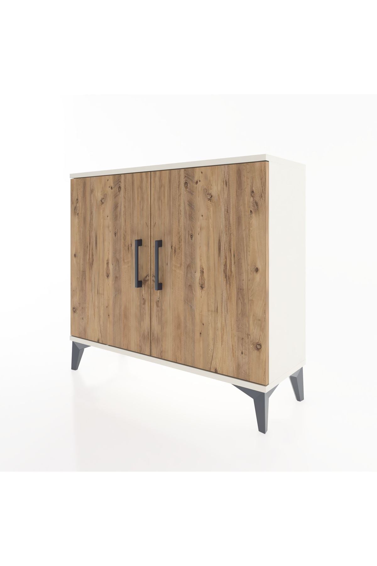 Arges Şifonyer Tek Raflı 2 Kapaklı 88x30x80 - S03M021V3A