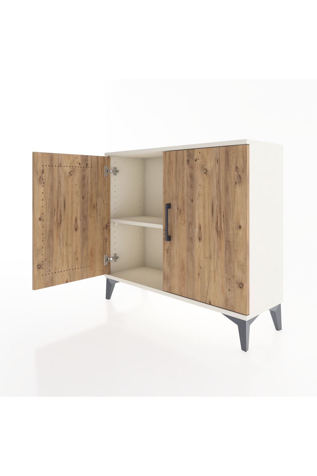 Arges Şifonyer Tek Raflı 2 Kapaklı 88x30x80 - S03M021V3A