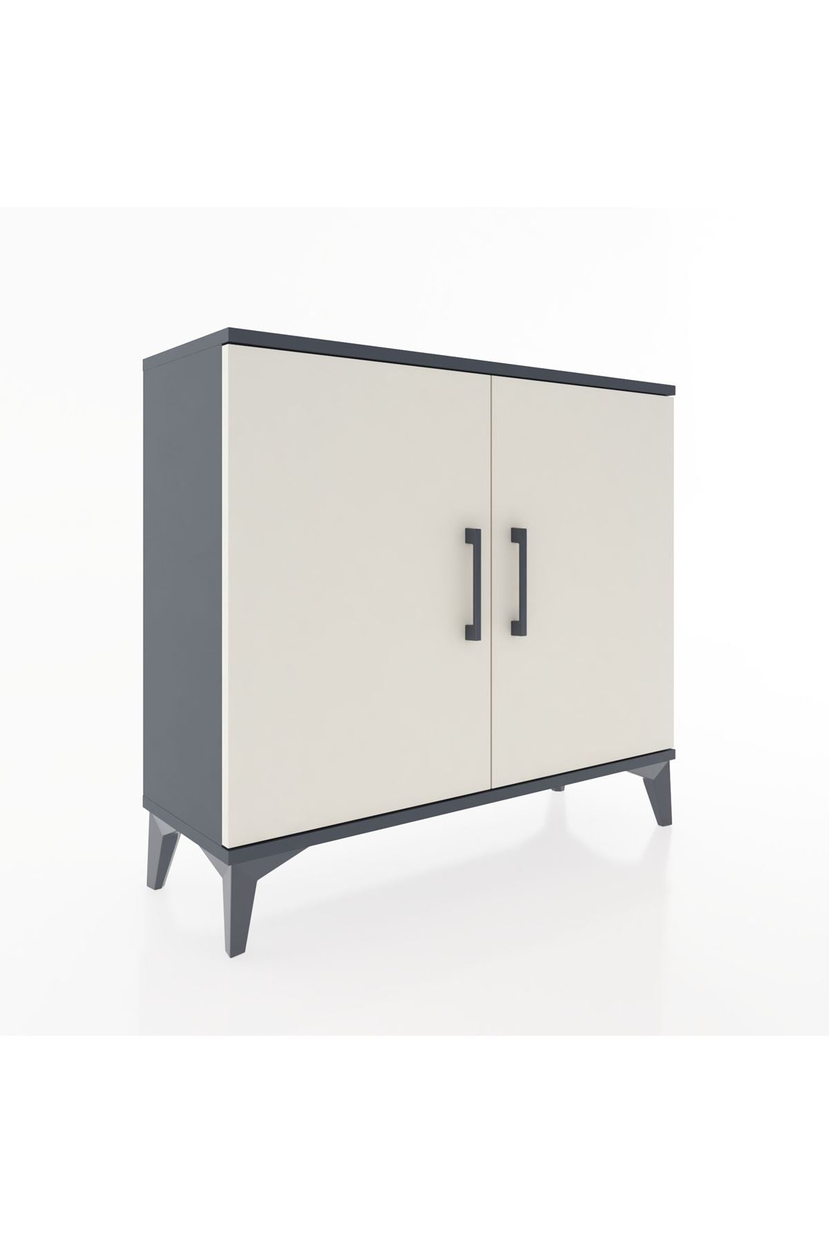 Arges Şifonyer Tek Raflı 2 Kapaklı 88x30x80 - S03M021V4A